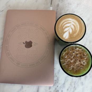 Savor Coffee - The Palma latte (hot) & toffee latte (iced) - Coffee & Tea Near Me - Las Vegas, Nevada