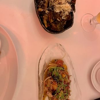 Katsuya - Brussels spouts (delicious!) & truffle ceviche. - Sushi Bars Near Me - Miami Beach, Florida Katsuya - Brussels spouts (delicious!) & truffle ceviche. - Sushi Bars Near Me - Miami Beach, Florida