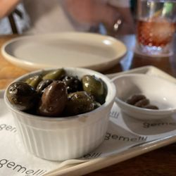 Gemelli Italian - Warmed olives