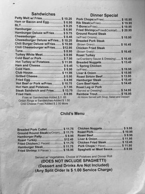 Menu photo 2 Avalon Restaurant Gallup, NM