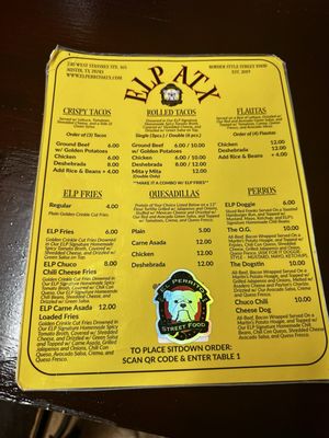Menu photo 2 El Perrito Austin, TX