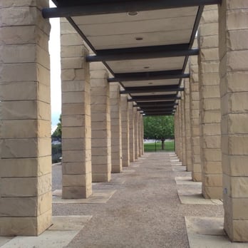 Centennial Gardens - View down the columns near the entrance! - Parks Near Me - Denver, Colorado
