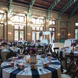 Our center pieces and beautiful chuppah!