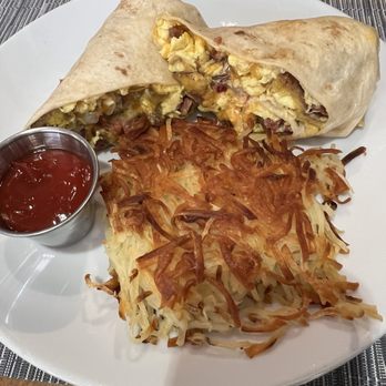 Riva - Cuban Burrito with hash browns - Breakfast & Brunch Near Me - Fort Lauderdale, Florida