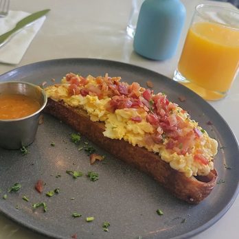Flapjax - Spicy egg salad toast - New American Near Me - Santa Monica, California