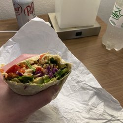Salad and Go - Thai chicken wrap extra chicken. Very good