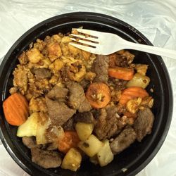 Shogun Express - Chicken/steak teriyaki bowl