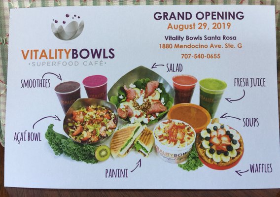 Menu photo 7 Vitality Bowls Santa Rosa, CA Menu photo 7 Vitality Bowls Santa Rosa, CA