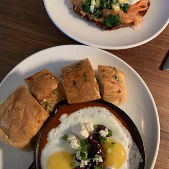 Friedman's - Nova Benny (top) & Shakshuka (bottom) - Breakfast & Brunch Near Me - New York, New York Friedman's - Nova Benny (top) & Shakshuka (bottom) - Breakfast & Brunch Near Me - New York, New York