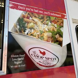 The Chop Spot - Truck sign