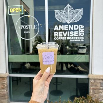 Apostle Brew - La la land iced latte with oatmilk, so delicious - Coffee Roasteries Near Me - Redlands, California Apostle Brew - La la land iced latte with oatmilk, so delicious - Coffee Roasteries Near Me - Redlands, California