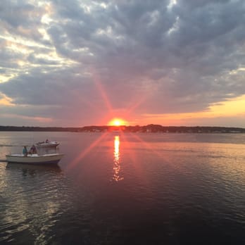 9th Ave Pier - Sunset from our seats - Cocktail Bars Near Me - Belmar, New Jersey