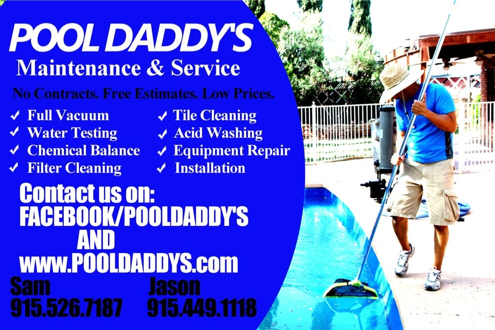 POOL DADDY’S Pool Cleaners El Paso, TX Phone Number Yelp