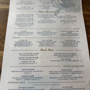 Tidal Raves - Menu - New American Near Me - Depoe Bay, Oregon Tidal Raves - Menu - New American Near Me - Depoe Bay, Oregon