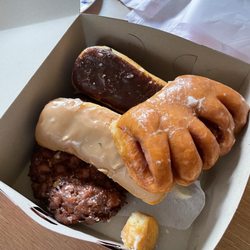 Bear claw and bar donuts