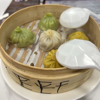 Fun Noodle Bar - A15. Soup Dumplings (5pc) ! Suuuper good & super soupy! Not dry at all and really flavorful. - Noodles Near Me - Waxahachie, Texas Fun Noodle Bar - A15. Soup Dumplings (5pc) ! Suuuper good & super soupy! Not dry at all and really flavorful. - Noodles Near Me - Waxahachie, Texas