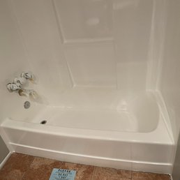 Resurfacing a 20 year old shower made look brand new again.