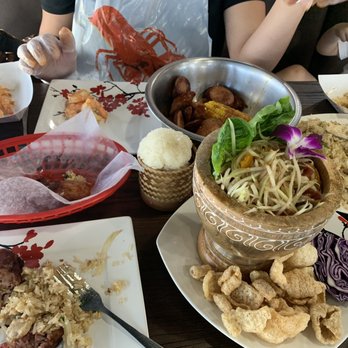 Crawfish King - Papaya Salad, Laos sausage, fried rice, shrimp. - Laotian Near Me - Live Oak , Texas Crawfish King - Papaya Salad, Laos sausage, fried rice, shrimp. - Laotian Near Me - Live Oak , Texas