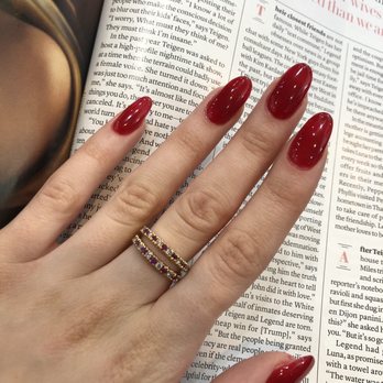 Lucky Nails - Dip manicure with extensions - Nail Salons Near Me - Azusa, California