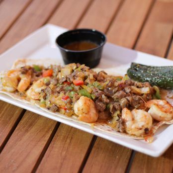 deMaiz Taco Cantina - Our Alambres will tantalize your tastebuds. A blend of bell pepper, onion and protein topped with cheese and served on flour tortillas. - Tex-Mex Near Me - Pascagoula, Mississippi deMaiz Taco Cantina - Our Alambres will tantalize your tastebuds. A blend of bell pepper, onion and protein topped with cheese and served on flour tortillas. - Tex-Mex Near Me - Pascagoula, Mississippi