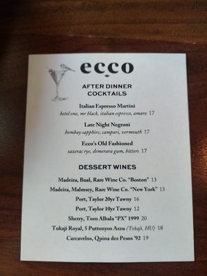 Menu photo 4 Ecco Midtown Atlanta, GA Menu photo 4 Ecco Midtown Atlanta, GA