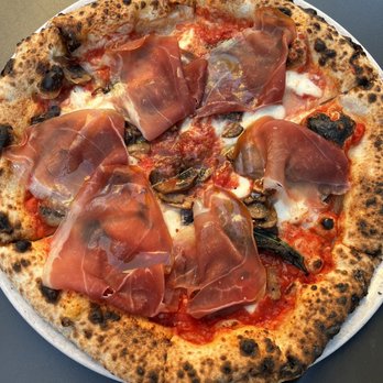 Tutta Bella - Proscuitto & Mushroom pizza - Pizza Near Me - Seattle, Washington Tutta Bella - Proscuitto & Mushroom pizza - Pizza Near Me - Seattle, Washington