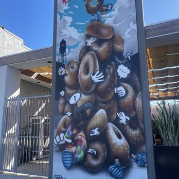 Bagel Boss - Outside Mural - Bagels Near Me - Burbank, California