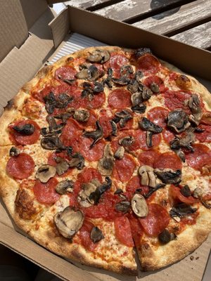 The Fourth Man in the Fire Pizzeria by null
