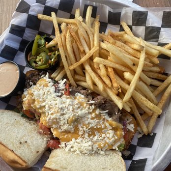 Rogers Roundhouse - Cheesesteak & fries - Beer Gardens Near Me - Fort Worth, Texas Rogers Roundhouse - Cheesesteak & fries - Beer Gardens Near Me - Fort Worth, Texas