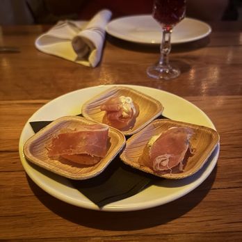 Firefly - Amuse Bouche: Prosciutto and Goat Cheese - New American Near Me - Studio City, California