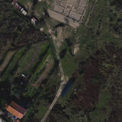 Scavi Archeologici di Gonfienti - gli scavi visti con Google Earth