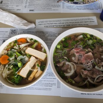 Pho Duy 6 - Broomfield - Small tofu pho and medium combination pho - Vietnamese Near Me - Broomfield, Colorado