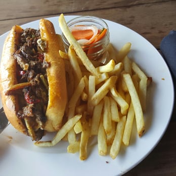 Brick House - Philly cheese steak - American Near Me - Sugar Land, Texas Brick House - Philly cheese steak - American Near Me - Sugar Land, Texas