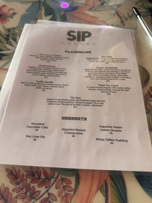 Menu photo 1 Sip Lounge Cocoa Beach, FL Menu photo 1 Sip Lounge Cocoa Beach, FL