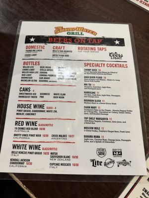Menu photo 1 Swampwater Grill Cincinnati, OH