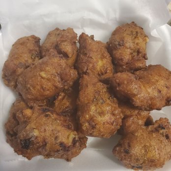 Jb's Takeout - Supposedly conch fritters, but I call them fritters because very very very little conch. - Seafood Near Me - Opa-locka, Florida