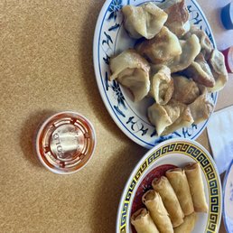 -Vegetable Egg Rolls, Pork & Chive Dumplings -Vegetable Egg Rolls, Pork & Chive Dumplings