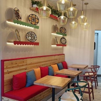 Taco Time Cantina - Partial view of some seating - Mexican Near Me - San Diego, California