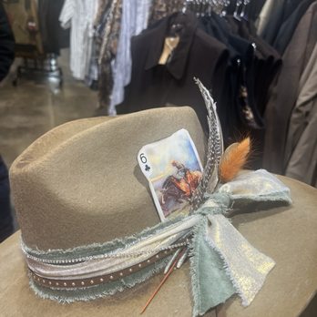 Yee Haw Ranch Outfitters - Styled hat - Furniture Stores Near Me - Fredericksburg, Texas