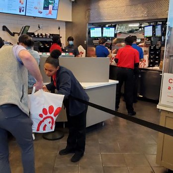 Chick-fil-A - Listen for your name and they'll gladly hand you your order. - Fast Food Near Me - New York, New York Chick-fil-A - Listen for your name and they'll gladly hand you your order. - Fast Food Near Me - New York, New York