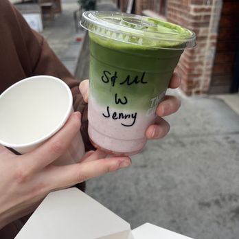 Third Culture Bakery - Berkeley - strawberry lychee matcha latte - Bakeries Near Me - Berkeley, California Third Culture Bakery - Berkeley - strawberry lychee matcha latte - Bakeries Near Me - Berkeley, California