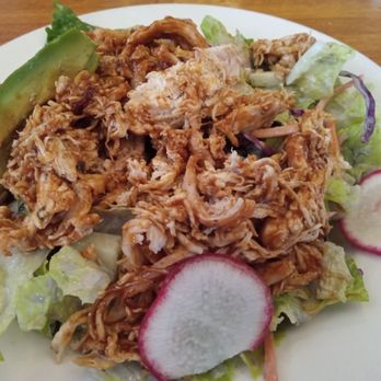 The Kettle - My barbecue chicken salad. Those chunks were so full I don't think I'll need any more protein for the next 2 weeks. - Diners Near Me - Manhattan Beach, California The Kettle - My barbecue chicken salad. Those chunks were so full I don't think I'll need any more protein for the next 2 weeks. - Diners Near Me - Manhattan Beach, California