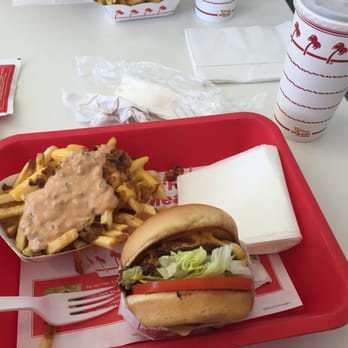 In-N-Out Burger - Cheeseburger and FF animal style! - Burgers Near Me - Denton, Texas