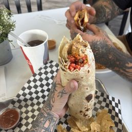 This is the best burrito I've ever had and I'm super picky. They always make it right and this time with hot Cheetos blew my mind y This is the best burrito I've ever had and I'm super picky. They always make it right and this time with hot Cheetos blew my mind y