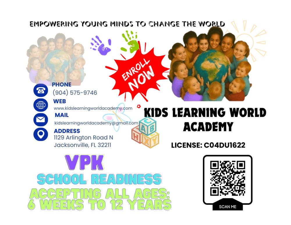 Kids Learning World Academy - childcare center in Jacksonville, FL