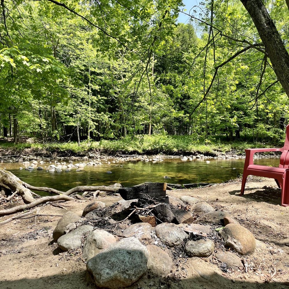 Keene Valley Lodge - Their private creek-side picnic and fire area - Hotels Near Me - Keene Valley, New York Keene Valley Lodge - Their private creek-side picnic and fire area - Hotels Near Me - Keene Valley, New York