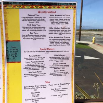 Taco Temple - MENU - Mexican Near Me - Morro Bay, California Taco Temple - MENU - Mexican Near Me - Morro Bay, California