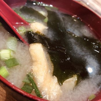 Pepper Lunch - Miso soup. Shockingly good. Lot of tofu and nori in it. Good flavor - Japanese Near Me - Alhambra, California Pepper Lunch - Miso soup. Shockingly good. Lot of tofu and nori in it. Good flavor - Japanese Near Me - Alhambra, California