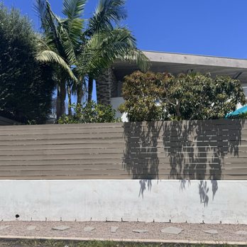 Brad Stoner Painting - Painted fence just completed 7/23/26 by Brad Stoner - Painters Near Me - San Diego, California