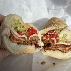Antonio’s Deli - The crispy tomato is a turkey BLT with a fried tomato.